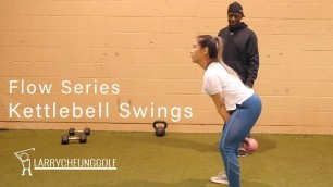 'Golf Fitness - Flow Exercise, How to do a Kettlebell Swing'
