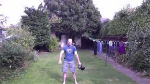 'A Joe Rogan inspired kettlebell workout. Apparently I was only inspired for 10 minutes.'