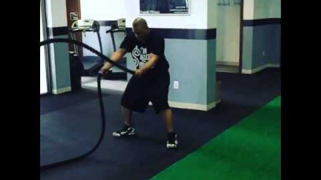 'Stupski Fitness: Battling Ropes Slow Motion'