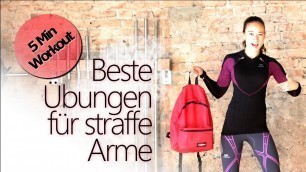 'Winkearme - beste Übungen - 5 Min Arm Workout - Straffe Oberarme - Schöne Schultern'