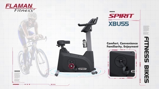 'Spirit XBU55 Upright Bike - Flaman Fitness'