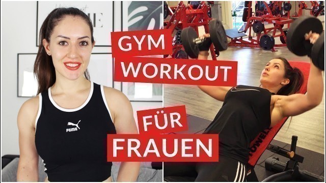 'FITNESS WORKOUT für FRAUEN BRUST/SCHULTER/TRIZEPS Training | Diie Jule'