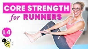 '10 minute all floor CORE STRENGTH workout for RUNNERS | Pahla B Fitness'