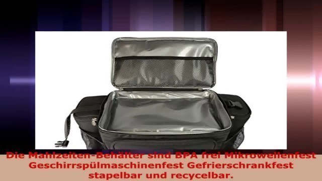 'Isobag 6 Mahlzeiten Management System  Blackout Edition  Isolator Fitness  Isolierte'