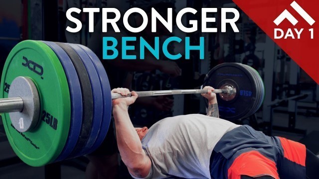 'STRONGER POWER LIFTS - Bench, Deadlift, Squat | WEEK IN THE POWER PROGRAM Day 1'