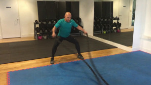 'How to Battle Ropes Claps technique Workout | MG Fitness'
