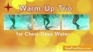 'Water Aerobic Exercise-FREE Starter Video!!  http://www.SuePoolGuru.com/video'