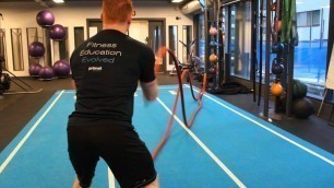 'Battle Ropes - Whip Movements'