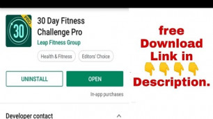 '30 day fitness challenge Pro free download.'