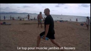 'SRB Musculation - Fitness à la plage \" Fentes avant  \"'