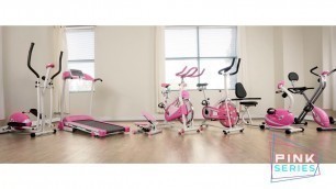 'Sunny Health & Fitness Pink Series Fitness Equipment'