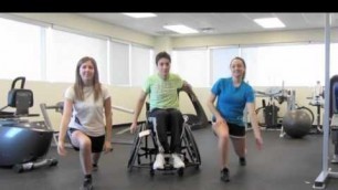 'Beginner exercise video for kids, adults, and people with disabilities (PART 1)'