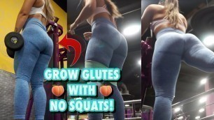 'BEST EXERCISES TO GROW YOUR GLUTES AT PLANET FITNESS NO SQUATS! | LOVEEMANDA'