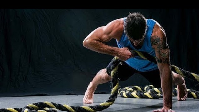 'Battle Ropes Power Training and Hill Sprints with Battle Rope Master Coach Aaron Guyett III'