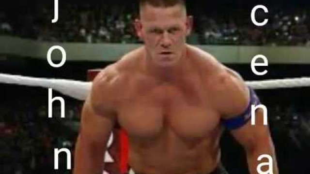 'John Cena muscle showing video'