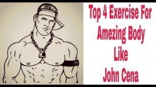 'Top 4 Exercise For amazing Body Like john Cena | Mass Buildding Workout | body building'