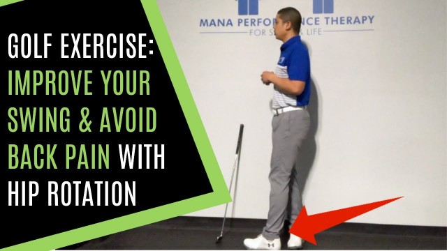 'Stop Sliding In Golf Swing With This Golf Mobility Exercise'