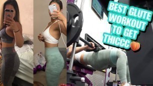 'BEST GLUTE WORKOUT TO GET THICK at Planet Fitness | LOVEEMANDA'