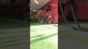 'Battle Ropes Jump Lunges High Intensity Interval Training'