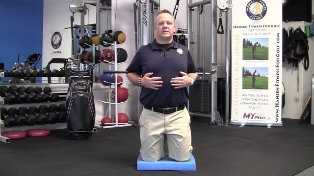 'SCGA Golf Fitness Tip: Get More SHOULDER TURN in Your Swing'