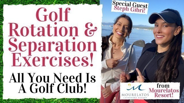 'Golf Exercises for better ROTATION & SEPARATION - Golf Fitness Tips!'