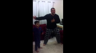 'KHALIL HAMIEH & FATHER Dancing Zumba rush Xbox 360'