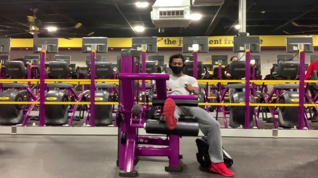 'Set 4 60 Seated Leg Curls Robin Achoe Jr Planet Fitness'