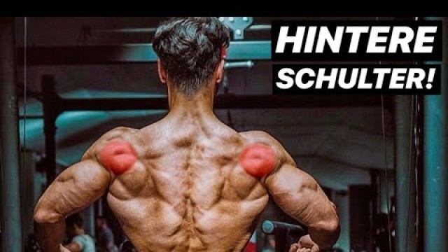 'Hintere Schulter - So trainierst Du sie RICHTIG! | Top 3 Übungen'