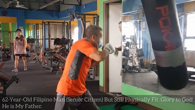 '62-Year-Old Ordinary Man Punching a Boxing Bag & Battling Ropes!!! Inspired by Sen. Manny Pacquiao'