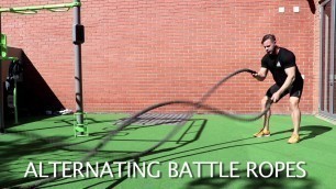 'Alternating Battle Ropes'