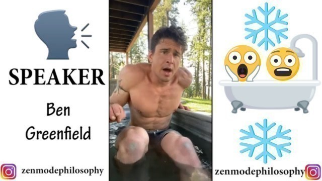 'Ben Greenfield: How To Take An ICE BATH ❄