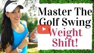 'Stop Hanging Back! Train Your Golf Swing Weight Shift - Golf Fitness Tips'