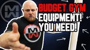 'Best Gym Equipment for Small Budget (Minimal $$$ = Max Fitness Equipment!)'