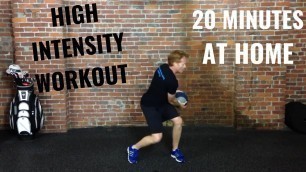'20 Minute Workout from Home. Level 2 - Explosive Power'
