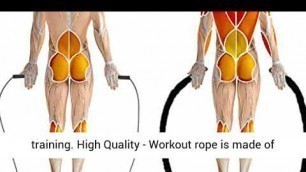 'AUTUWT Heavy Jump Rope Skipping Rope Workout Battle Ropes'