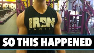 'Vlog 8 | PLANET FITNESS WORKOUT! | INSANE ARM PUMP | NOT KICKED OUT | NATURAL AESTHETICS'