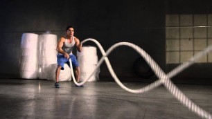 'How to perform BATTLE ROPES - HOIST Fitness MotionCage Exercise'