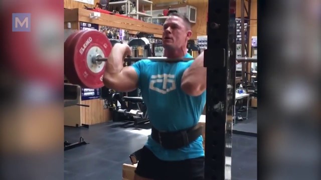 'John Cena Training for WWE   Muscle Madness'