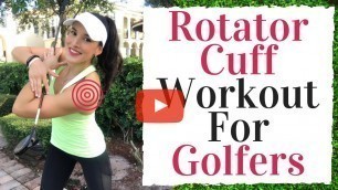 'Fix Your Golf Swing Shoulder Pain! - Rotator Cuff Exercises for Golf'