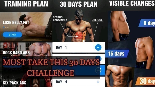 'SIX PACK IN 30 DAYS APP REVIEW//HONEST REVIEW//CHALLENGE APP FOR FITNESS//4.9 STAR RATING'