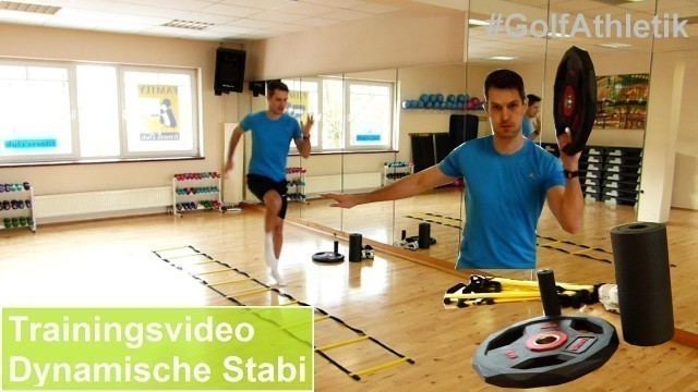 '25 Minuten Training - Dynamische Stabilisation | Golffitness im Winter'