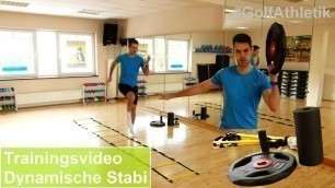 '25 Minuten Training - Dynamische Stabilisation | Golffitness im Winter'