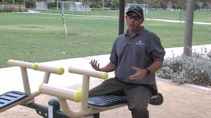 'Healthy Mission - Outdoor Fitness Equipment at Oso Viejo park'