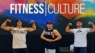 'WORKING OUT AT STEVE COOK\'S FITNESS CULTURE GYM'