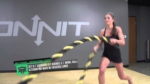 'Complex Battle Ropes Fat Burning Workout'