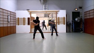'Warrior Spirit Fitness and Self-Defense Stick Fighting: Movement Drill 2, Escape Left'