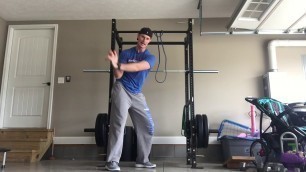 'Golf workout at home for faster club head speed'