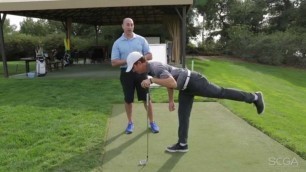 'SCGA Golf Fitness Tip: Correcting Sway & Slide'