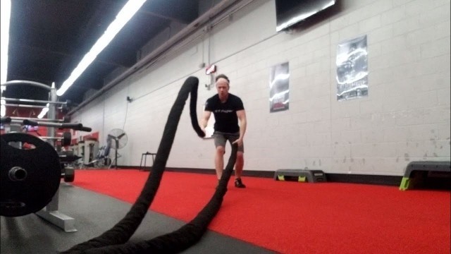 'Tire Flips & Battle Ropes Circuit'