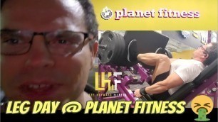 'My First Workout @ Planet Fitness... I really dislike purple machines 